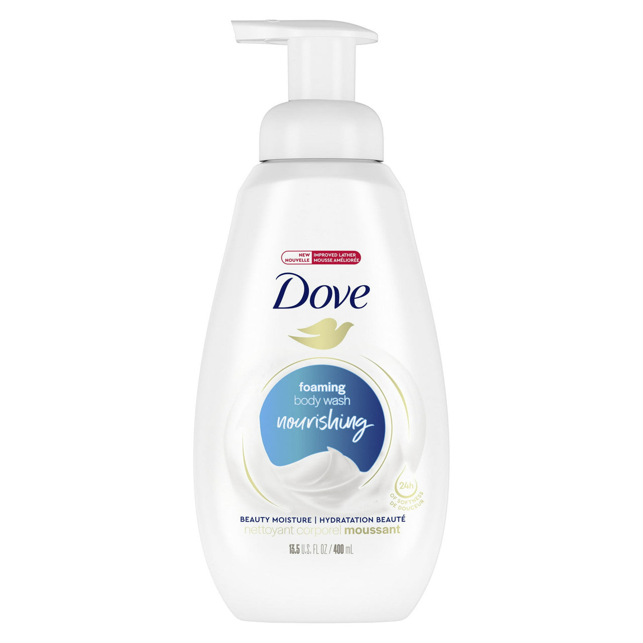 Dove Shower Foam Deep Moisture Body Wash, 13.5 Oz